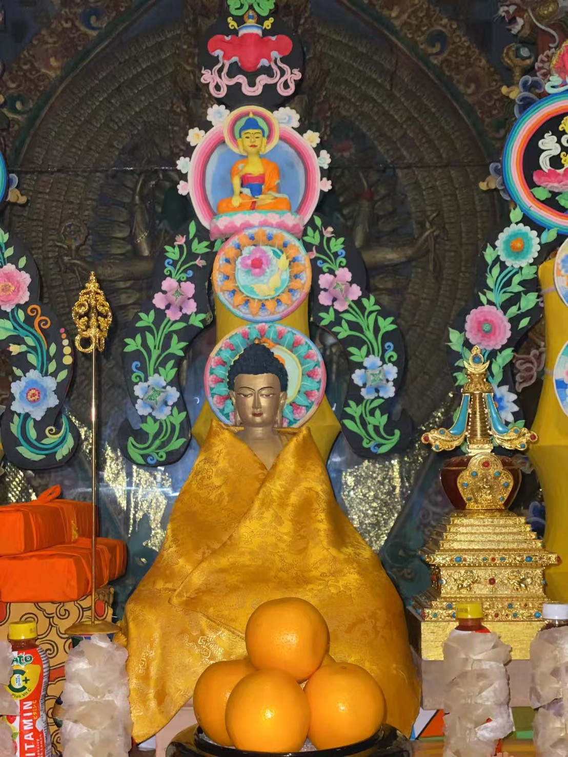 布蕯旺度寺廟所有佛學院僧眾開始一個半月的yarne（雅涅）：དབྱར་གནས 結夏安居閉關